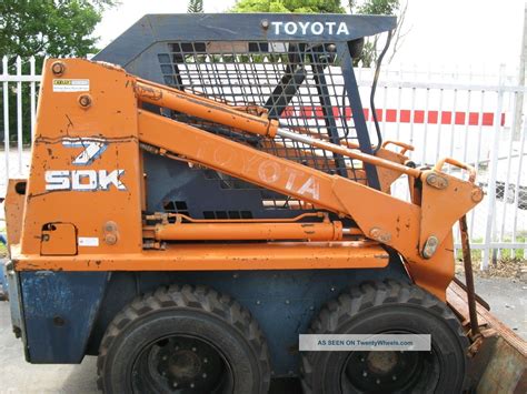 toyota skid steer sdk8 review|toyota sdk7 skid steer specs.